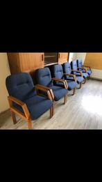 Midcentury fauteuil teak Deens design vergaderstoel, Ophalen, Hout, Gebruikt, Minder dan 75 cm