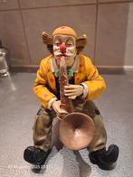 Clown met Saxofoon Beeldje, Verzamelen, Beelden en Beeldjes, Ophalen of Verzenden