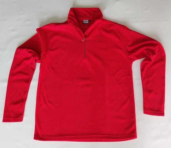 ZGAN Dunne rode fleecetrui Northbrook Sports maat L €10,-, Kleding | Dames, Wintersportkleding, Zo goed als nieuw, Trui, Maat 42/44 (L)