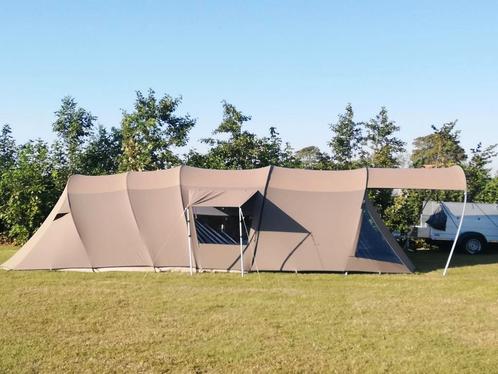 Complete tunneltent Falco Havik 4600 incl. aanhanger, Caravans en Kamperen, Tenten, tot en met 6, Gebruikt, Ophalen