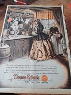 Advertentie van Douwe Egberts  koffie thee tabak 1950, Ophalen of Verzenden