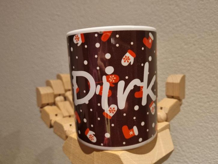 Kerstmok met eigen naam 330 ml, Diversen, Kerst, Nieuw, Ophalen