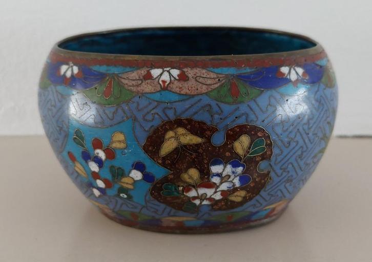 Cloisonné Bakje/Potje (Antiek/China), Antiek en Kunst, Curiosa en Brocante, Ophalen of Verzenden