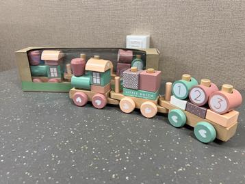 Little dutch houten blokken trein beschikbaar voor biedingen