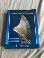 Materials Science amd Engineering, Ophalen of Verzenden, Zo goed als nieuw, Werktuigbouwkunde