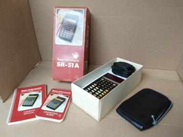 Vintage rekenmachine Texas Instruments SR-51A 1975 in doos beschikbaar voor biedingen