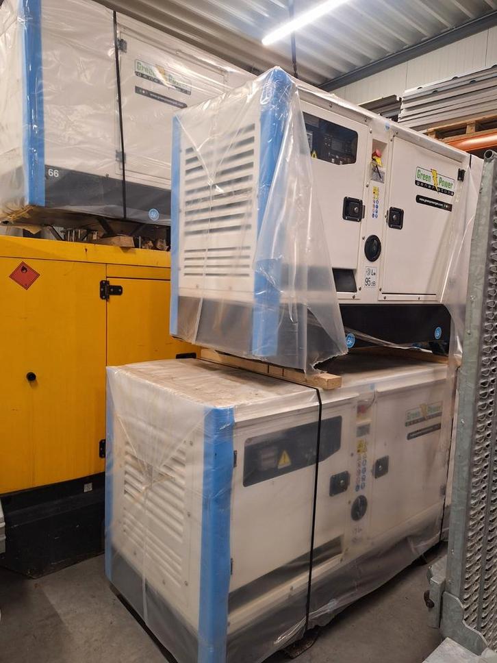 Greenpower Generator 22-66 kVA - Noodstroom Aggregaat, Doe-het-zelf en Verbouw, Aggregaten, Nieuw, Dieselolie, 30 kVA of meer