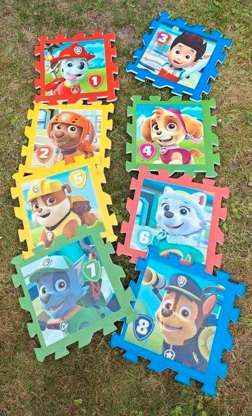 Paw Patrol foam vloermat- puzzel met cijfers., Kinderen en Baby's, Speelgoed | Overig, Gebruikt, Jongen of Meisje, Ophalen