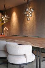 Eetkamerstoelen - dining chairs - loungestoelen - fauteuil, Ophalen, Minder dan 75 cm, Zo goed als nieuw, Stof