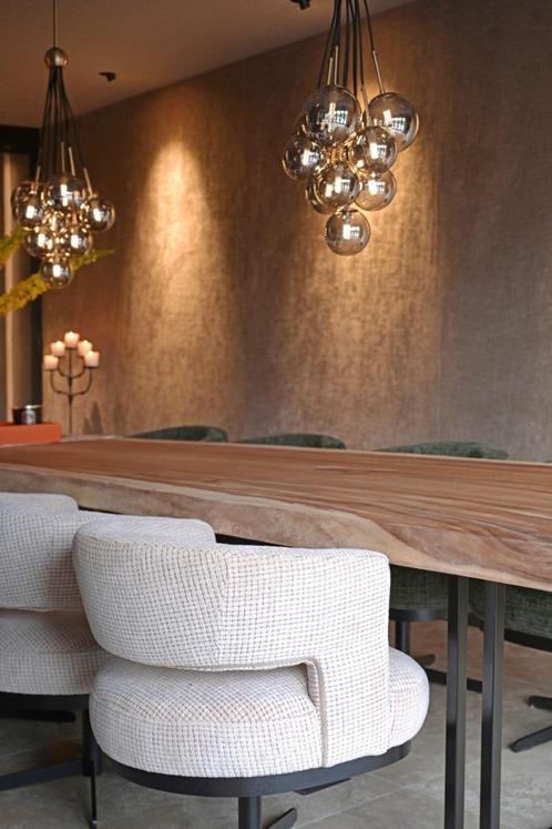 Eetkamerstoelen - dining chairs - loungestoelen - fauteuil, Huis en Inrichting, Fauteuils, Zo goed als nieuw, Stof, 50 tot 75 cm