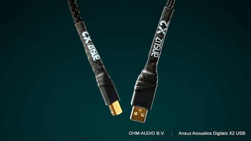 Ansuz Acoustics Digitalz X2 USB, 2.0 Meter : Uitverkoop !, Audio, Tv en Foto, Audiokabels en Televisiekabels, Nieuw, Overige kabels