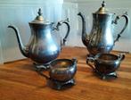 Verzilverd Koffie- en Theeservies, Antiek en Kunst, Antiek | Goud en Zilver, Ophalen of Verzenden