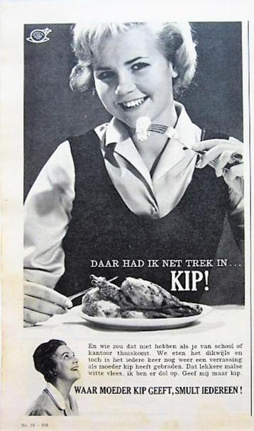 3 vintage advertenties reclames Kip 1962 beschikbaar voor biedingen