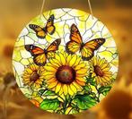 zonnevanger raamhanger (nieuw) zonnebloem vlinders, Huis en Inrichting, Woonaccessoires | Wanddecoraties, Ophalen of Verzenden