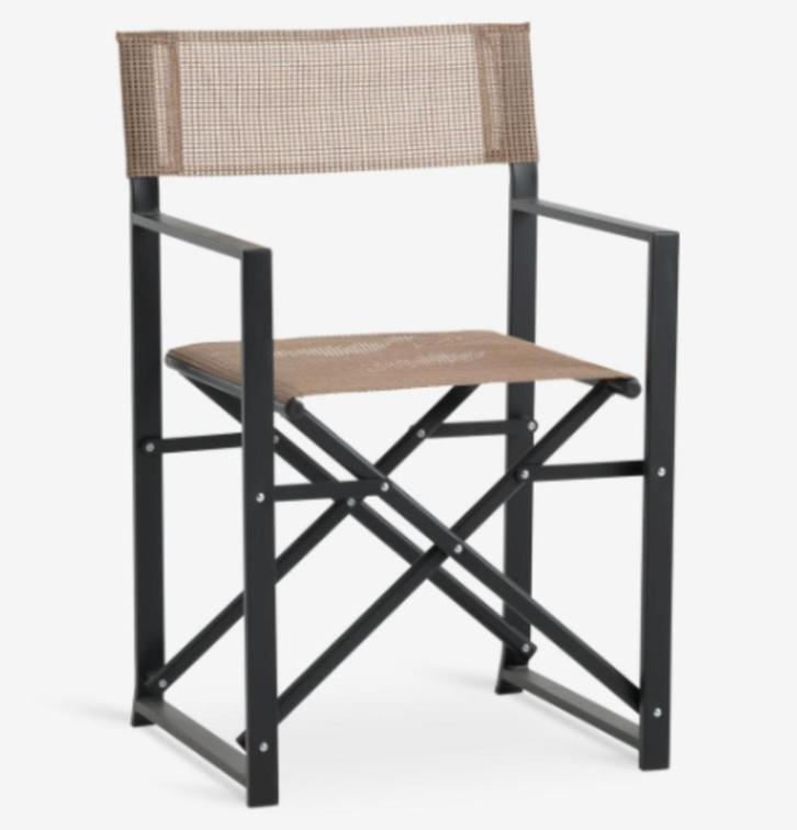 Regisseur stoel - 6 stuks, Huis en Inrichting, Stoelen, Zo goed als nieuw, Vijf, Zes of meer stoelen, Zwart, Ophalen