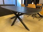 LEEGVERKOOP BY CHEFMEUBEL DEENS OVAAL TAFEL MEGA OPHAALPRYS!, Ophalen, Zwart, Nieuw, Modern