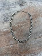 Schakelketting, Sieraden, Tassen en Uiterlijk, Kettingen, Overige materialen, Ophalen of Verzenden, Zilver, Verstelbaar