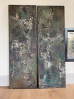 ECHT ACRYLVERF Canvas abstract, Ophalen