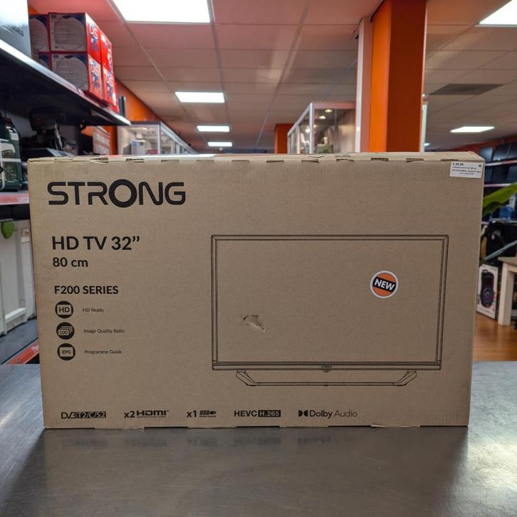 STRONG HDTV 32" 80 cm SRT32HF2003C | Nieuw in doos, Audio, Tv en Foto, Televisies, Nieuw