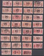 Spoorwegzegels NS 1934 rood, Postzegels en Munten, Postzegels | Nederland, Verzenden