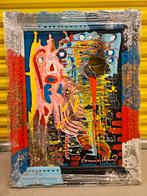 Tonnie Voorn Mixmedia, Antiek en Kunst, Kunst | Schilderijen | Abstract, Ophalen of Verzenden