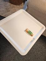 Bijzettafel los dienblad bijzettafel wit blank hout opruimin, Ophalen of Verzenden, Nieuw, Rond, Minder dan 55 cm