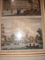 Antieke stadsgezichten uit 1808 Jan bulthuis, Antiek en Kunst, Kunst | Etsen en Gravures, Ophalen of Verzenden
