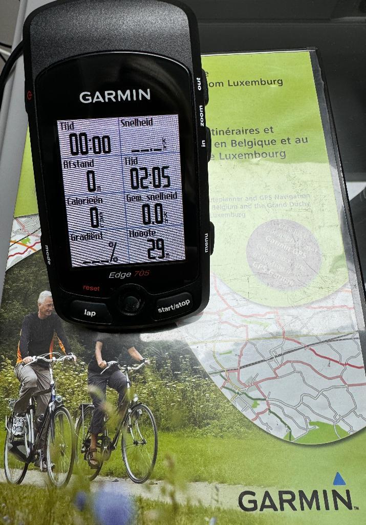 Garmin Edge 705 GPS, Fietsen en Brommers, Fietsaccessoires | Fietscomputers, Zo goed als nieuw, GPS, Ophalen