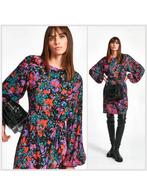 Silk Floral bloemen jurk Essentiel Antwerp 38, Kleding | Dames, Jurken, Maat 38/40 (M), Overige kleuren, Ophalen of Verzenden