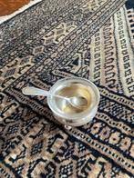 Antiek zilveren zoutbakje, Ophalen of Verzenden, Zilver