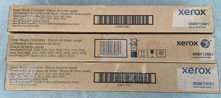 3x Xerox 008R13061 toner opvangbak, Computers en Software, Printerbenodigdheden, Nieuw, Cartridge, Ophalen