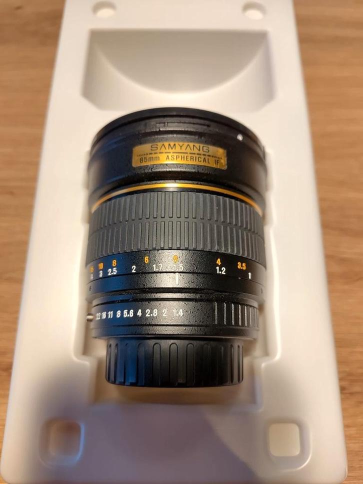 Samyang 85mm F1.4 Aspherical IF voor Pentax, Audio, Tv en Foto, Fotografie | Lenzen en Objectieven, Zo goed als nieuw, Standaardlens