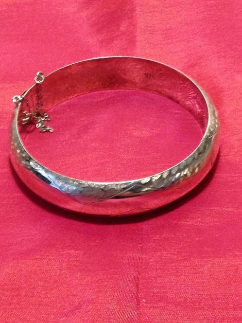 Zilveren slaven armband, Sieraden, Tassen en Uiterlijk, Armbanden, Gebruikt, Zilver, Zilver, Verzenden