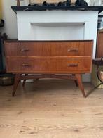 Vintage wooden cabinet - houten secretaire, Huis en Inrichting, Kasten | Secretaires, Ophalen, Zo goed als nieuw