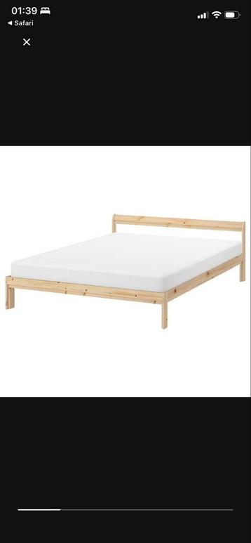 Ikea bed 140x200 met lattenbodem - afbeelding 1