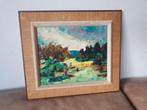 schilderij Josef Geson met paletmes boom nr 2 heel fraai wer, Antiek en Kunst, Kunst | Schilderijen | Klassiek, Ophalen