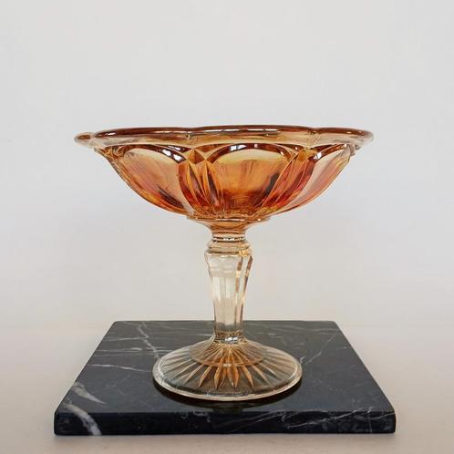 Schaal Coupe Carnival Glas Art Deco, Antiek en Kunst, Antiek | Glas en Kristal, Ophalen of Verzenden