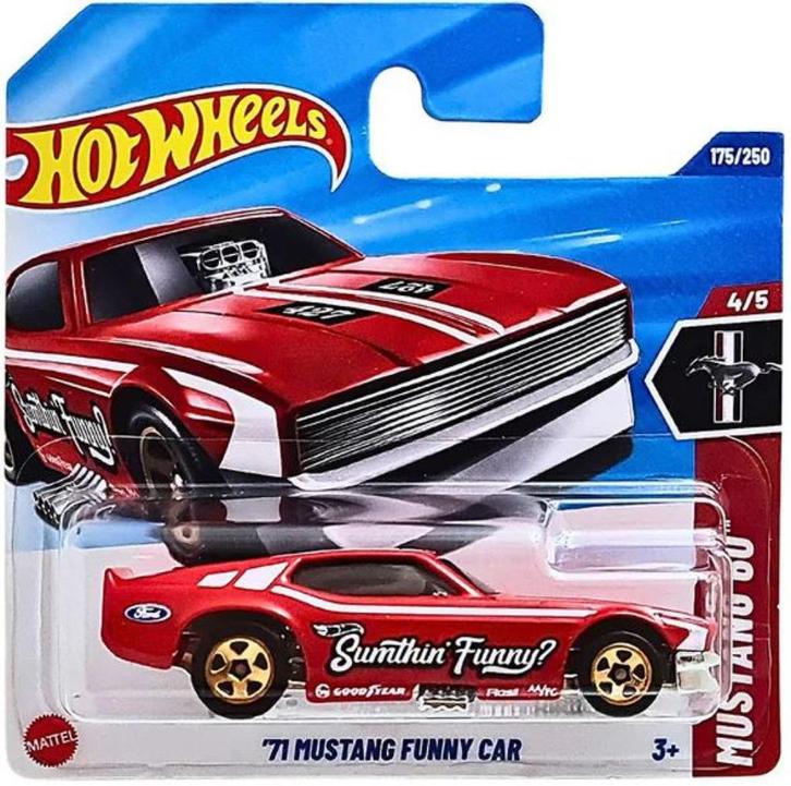 2025 Hot Wheels '71 Mustang Funny Car, Kinderen en Baby's, Speelgoed | Speelgoedvoertuigen, Nieuw, Ophalen of Verzenden