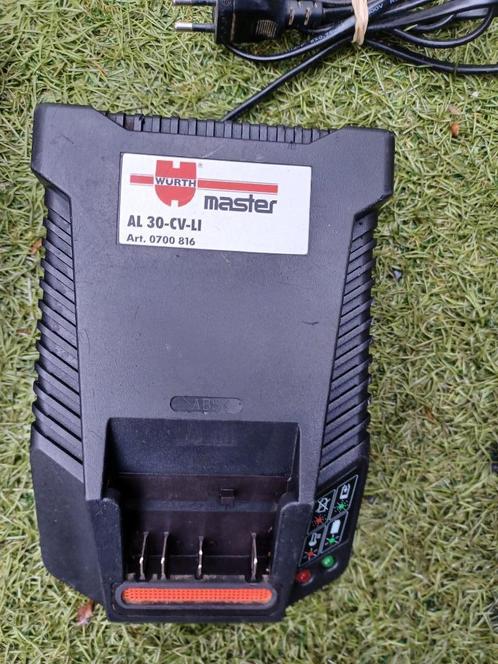Wurth Snellader AL 30-CV-LI , werkt goed, Doe-het-zelf en Verbouw, Gereedschap | Machine-onderdelen en Toebehoren, Gebruikt, Ophalen