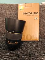 Nikon AF-S 105MM F/1.4E ED mint conditie, Audio, Tv en Foto, Fotografie | Lenzen en Objectieven, Ophalen, Gebruikt, Telelens