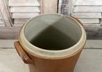 Antieke Franse olijven pot met deksel maat 5, Antiek en Kunst, Ophalen of Verzenden