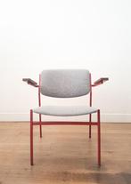 Vintage Gijs van der Sluis fauteuil model 57, Huis en Inrichting, Fauteuils, Ophalen, Gebruikt, Metaal, Minder dan 75 cm