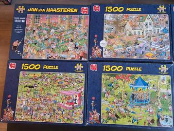 6 jan van haasteren puzzels van 1500 stukjes beschikbaar voor biedingen