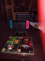 Nintendo Switch Compleet + 2 Games (Zo Goed Als Nieuw), Online, 1 speler, Zo goed als nieuw, Vanaf 7 jaar