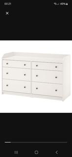 Hauga ladekast 6 lades Ikea, Ophalen, 50 tot 100 cm, Zo goed als nieuw, Minder dan 100 cm