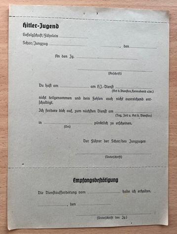 WO2 DUITS Formulier HJ - oningevuld beschikbaar voor biedingen