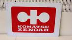 Wandbord  KOMATSU - ZENOAH, Ophalen, Zo goed als nieuw