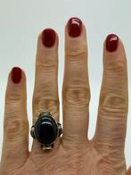 A701 Prachtige zilveren ring paarse steen maat 17, Ophalen of Verzenden, X, Dame, Zilver