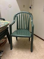 4 Stapelstoelen Tuinstoelen met Kussens, Huis en Inrichting, Stoelen, Ophalen, Kunststof, Gebruikt, Overige kleuren