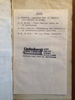 Afscheiding. Vier in 1 band: 1. Adressen ingediend door, Ophalen of Verzenden